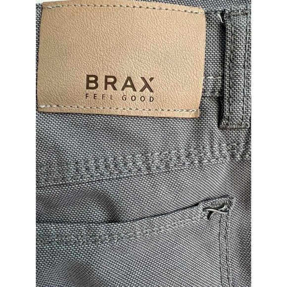 BRAX Feel Good Cooper Fancy Regular Fit Pants, Cement Gray 38/32 - Picture 7 of 9